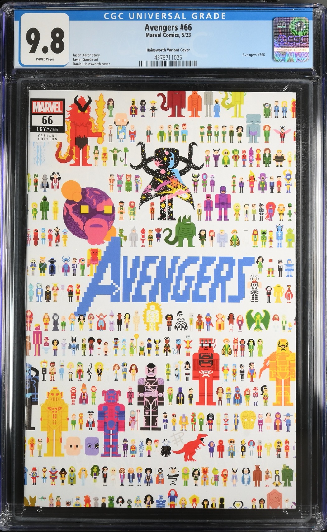 Avengers #66 Hainsworth Wraparound Variant CGC 9.8