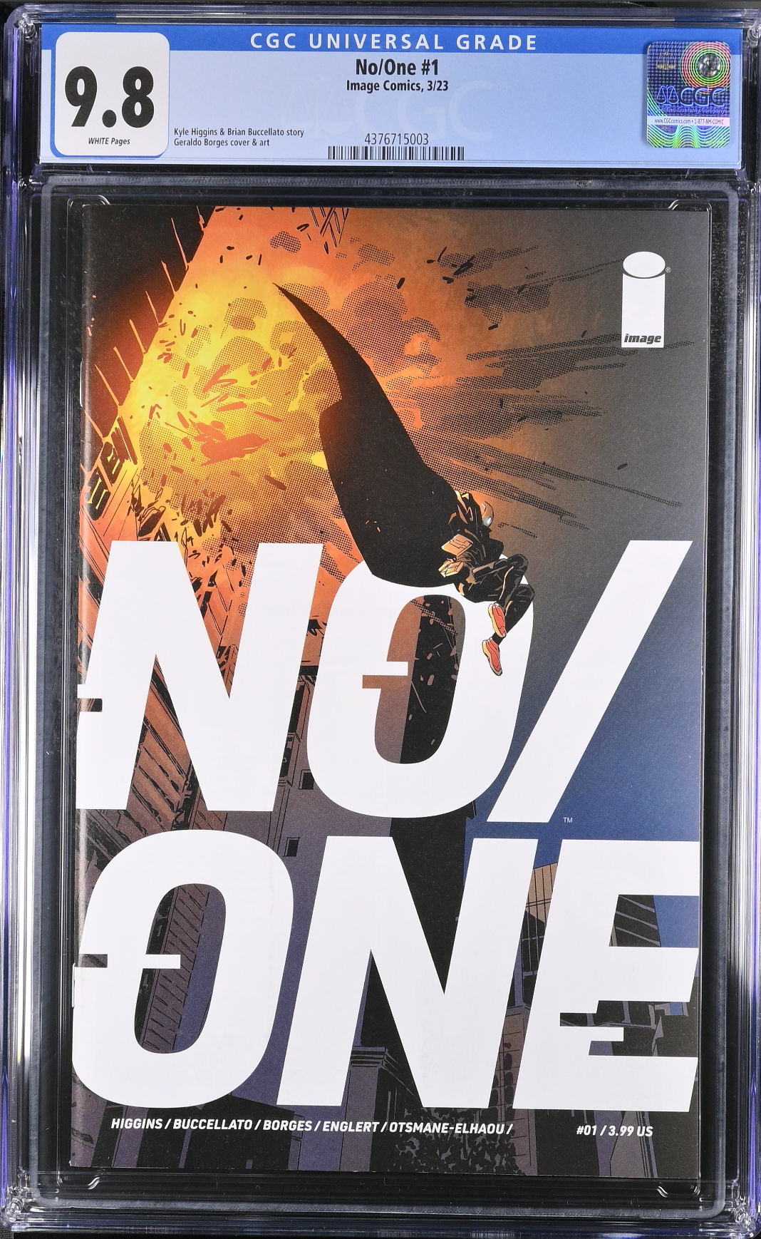 No/One #1 CGC 9.8