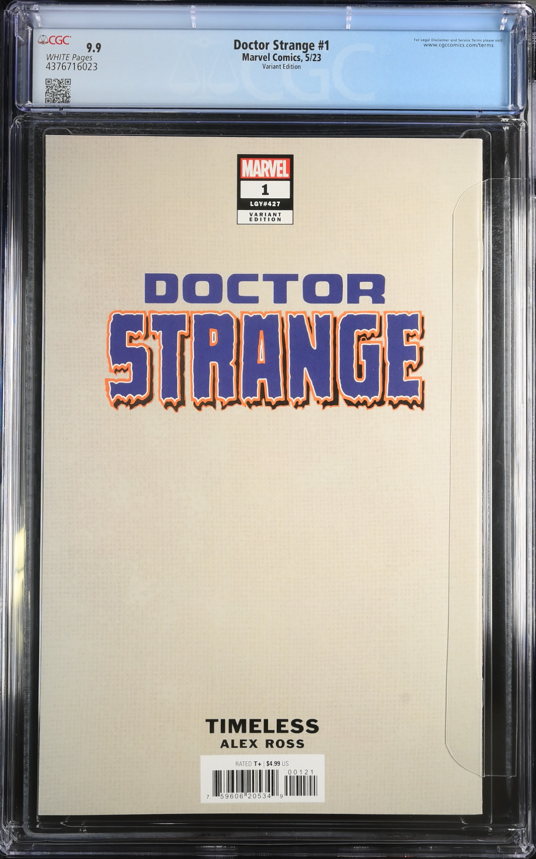 Doctor Strange #1 Alex Ross Dormammu "Timeless" Variant CGC 9.9