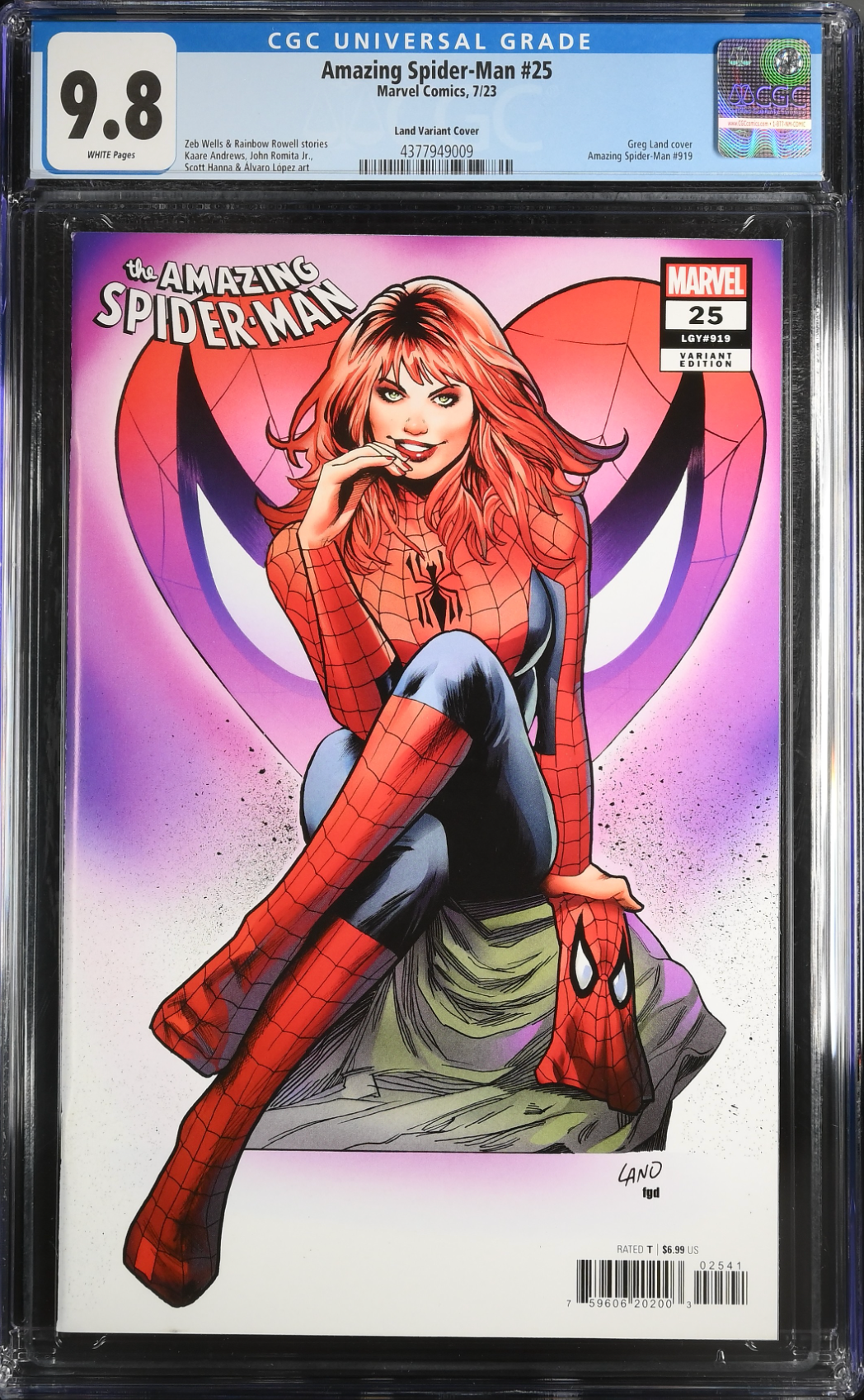 Amazing Spider-Man #25 Land Variant CGC 9.8