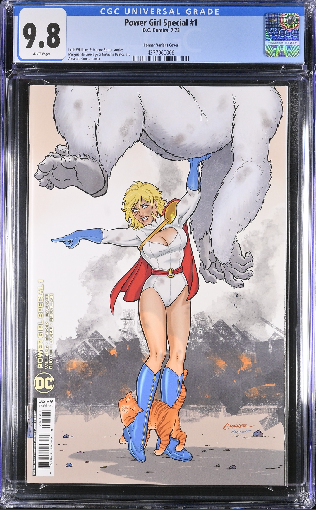 Power Girl Special #1 Conner Variant CGC 9.8