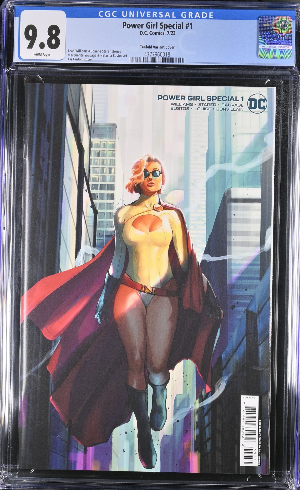 Power Girl Special #1 Tenfold 1:50 Retailer incentive Variant CGC 9.8