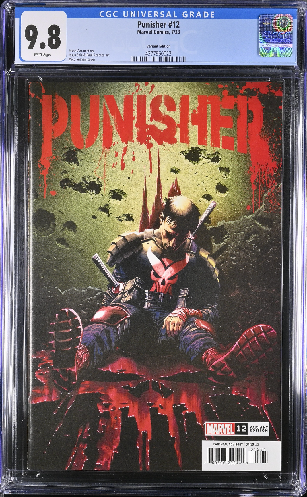 Punisher #12 Suayan Variant CGC 9.8