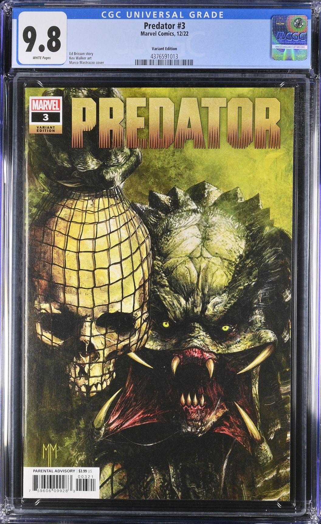 Predator #3 Mastrazzo 1:25 Retailer Incentive Variant CGC 9.8