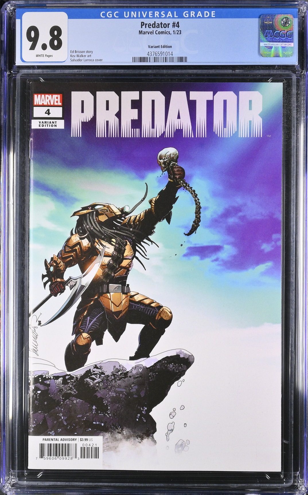 Predator #4 Larroca 1:25 Retailer Incentive Variant CGC 9.8