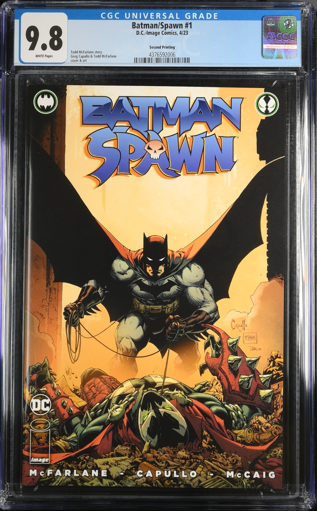 Batman Spawn #1 Second Printing CGC 9.8