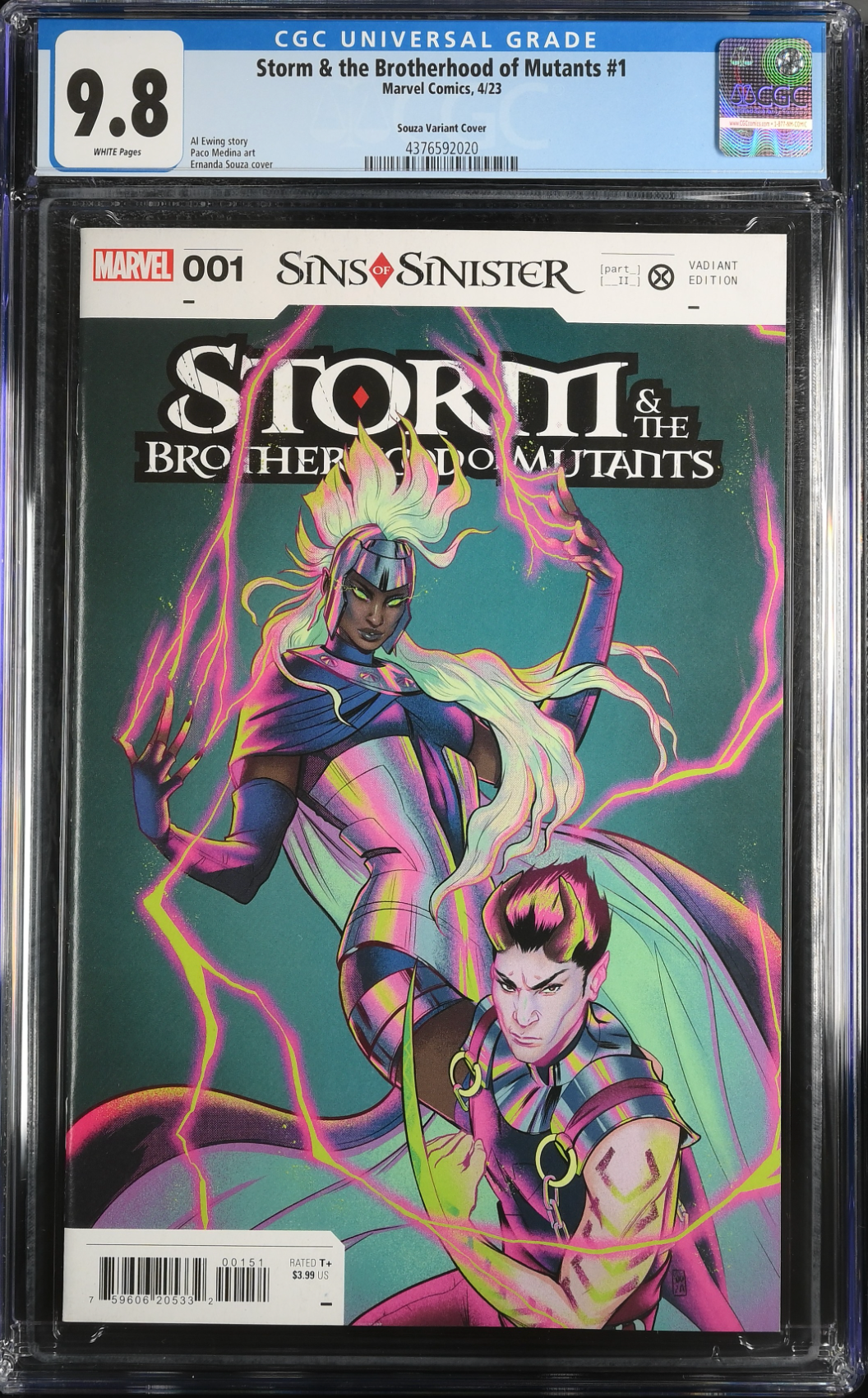 Storm & The Brotherhood of Mutants #1 Souza 1:25 Retailer Incentive Variant CGC 9.8