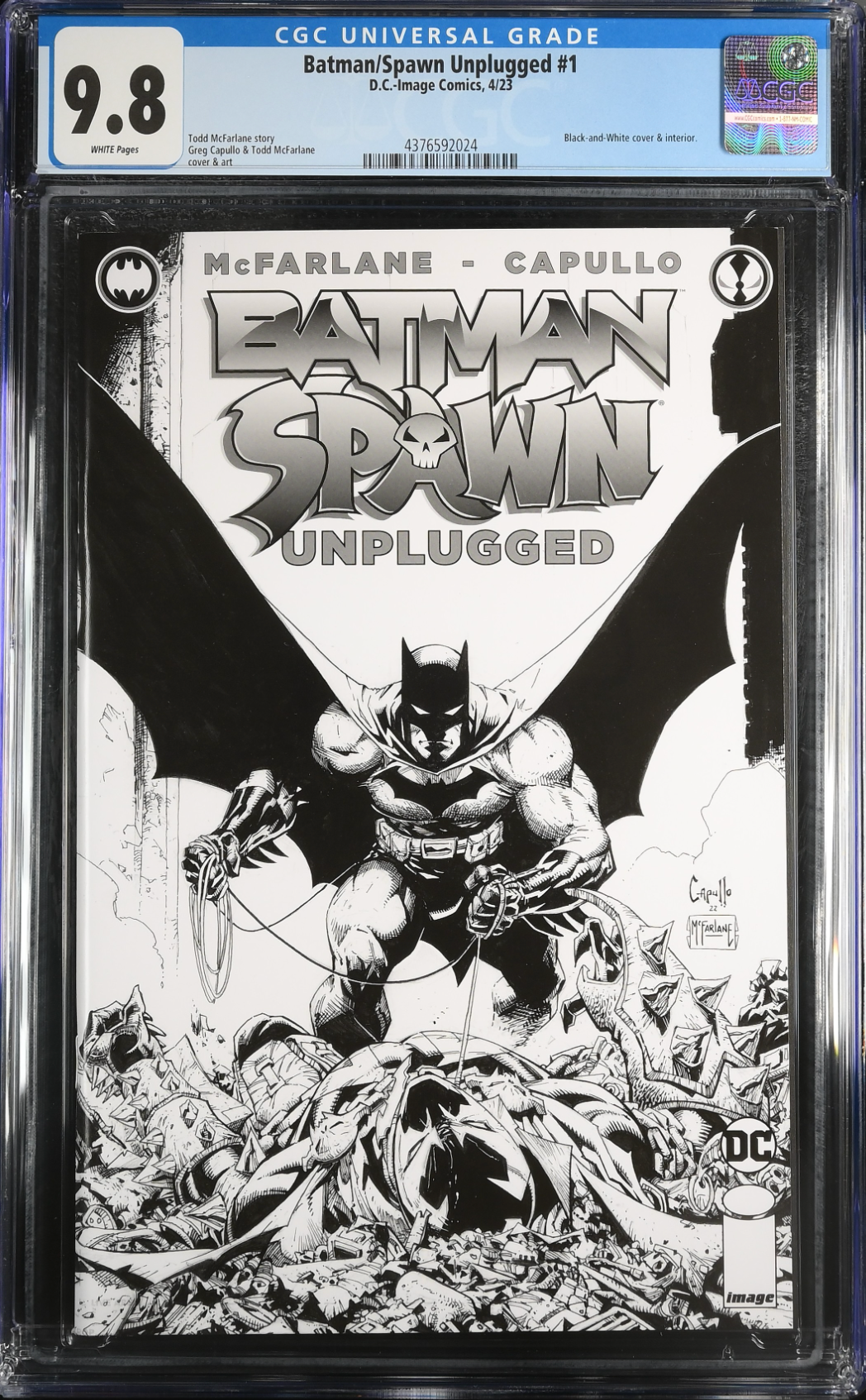 Batman Spawn #1 Unplugged CGC 9.8