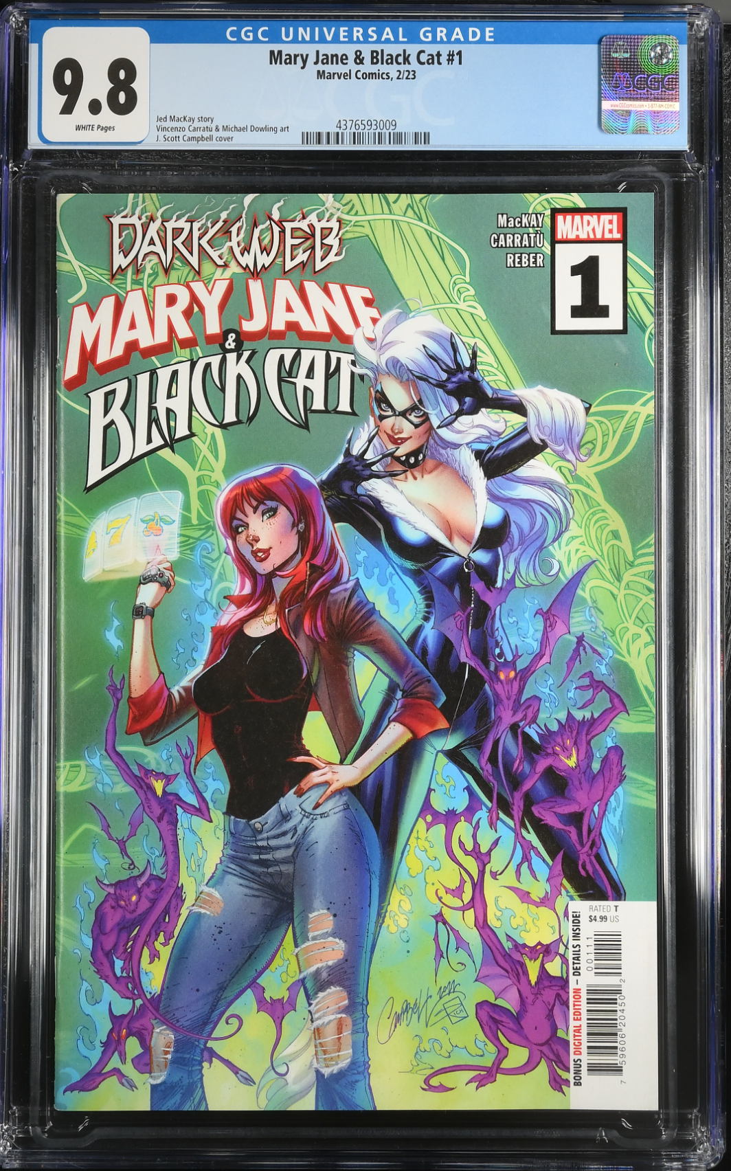 Mary Jane & Black Cat #1 CGC 9.8