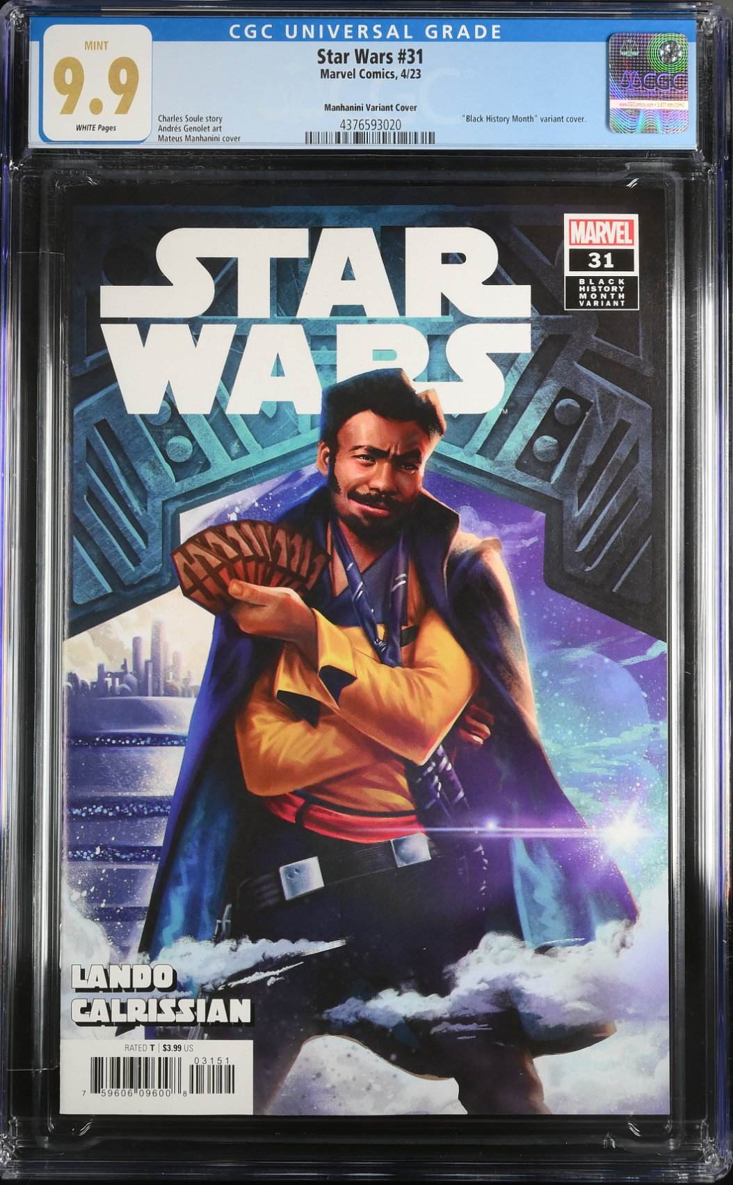 Star Wars #31 Manhanini Variant CGC 9.9