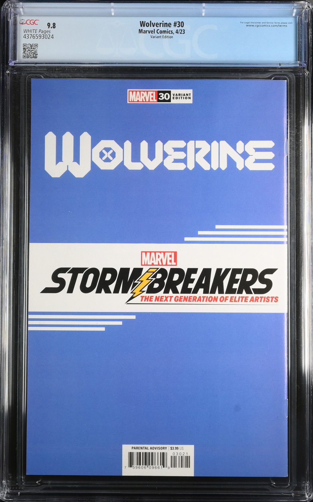 Wolverine #30 Vincentini Variant CGC 9.8