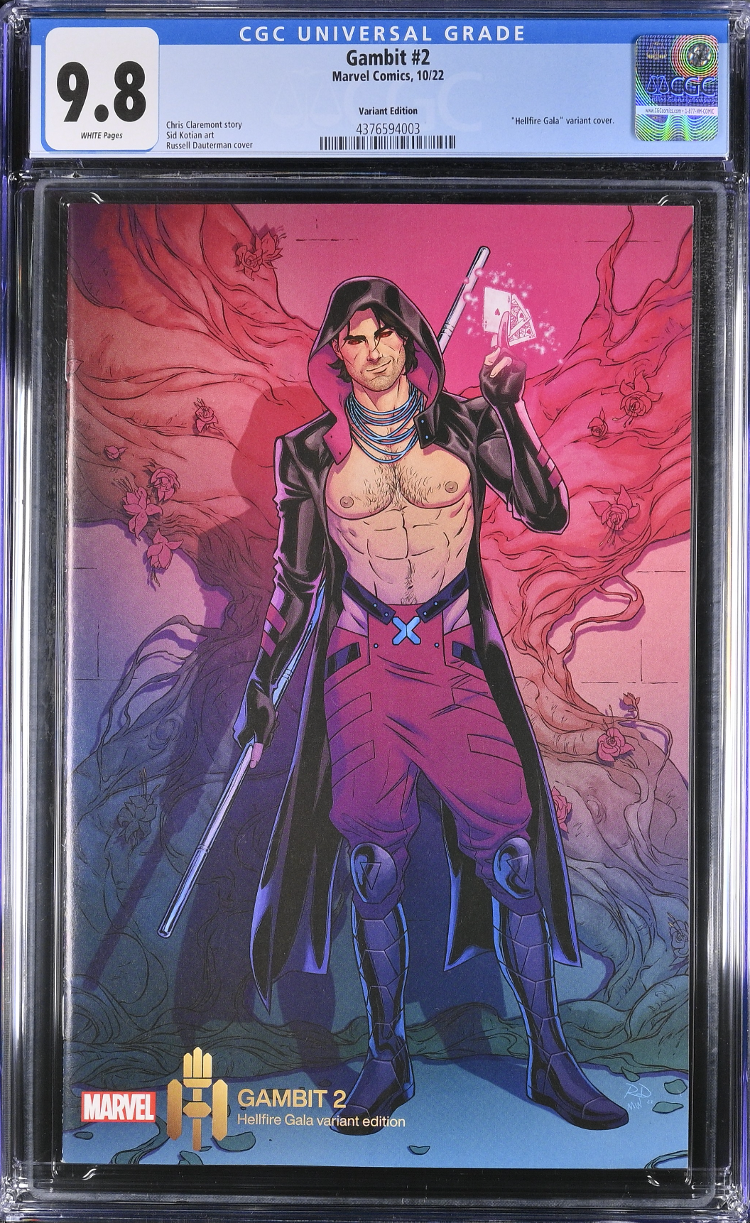 Gambit #2 Dauterman Variant CGC 9.8