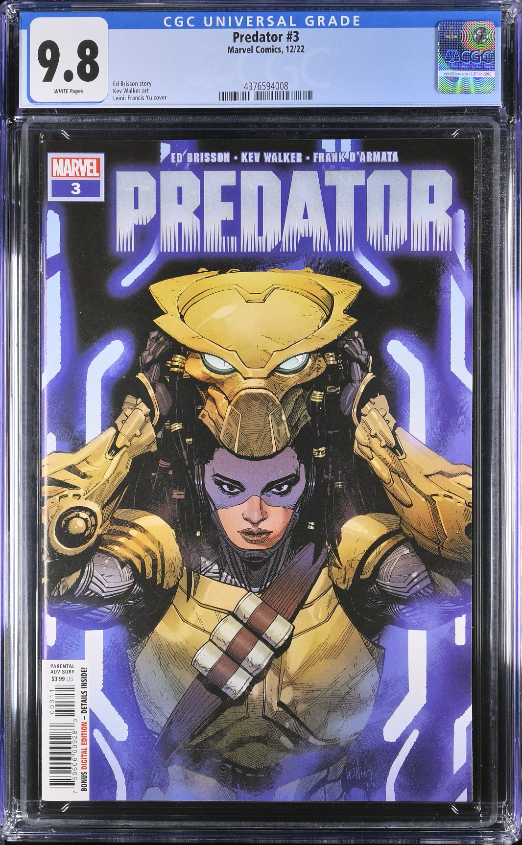 Predator #3 CGC 9.8