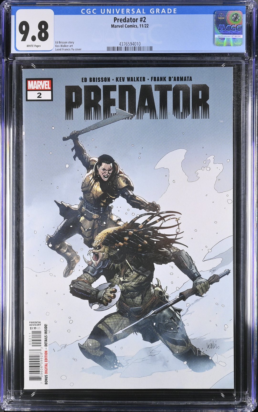 Predator #2 CGC 9.8