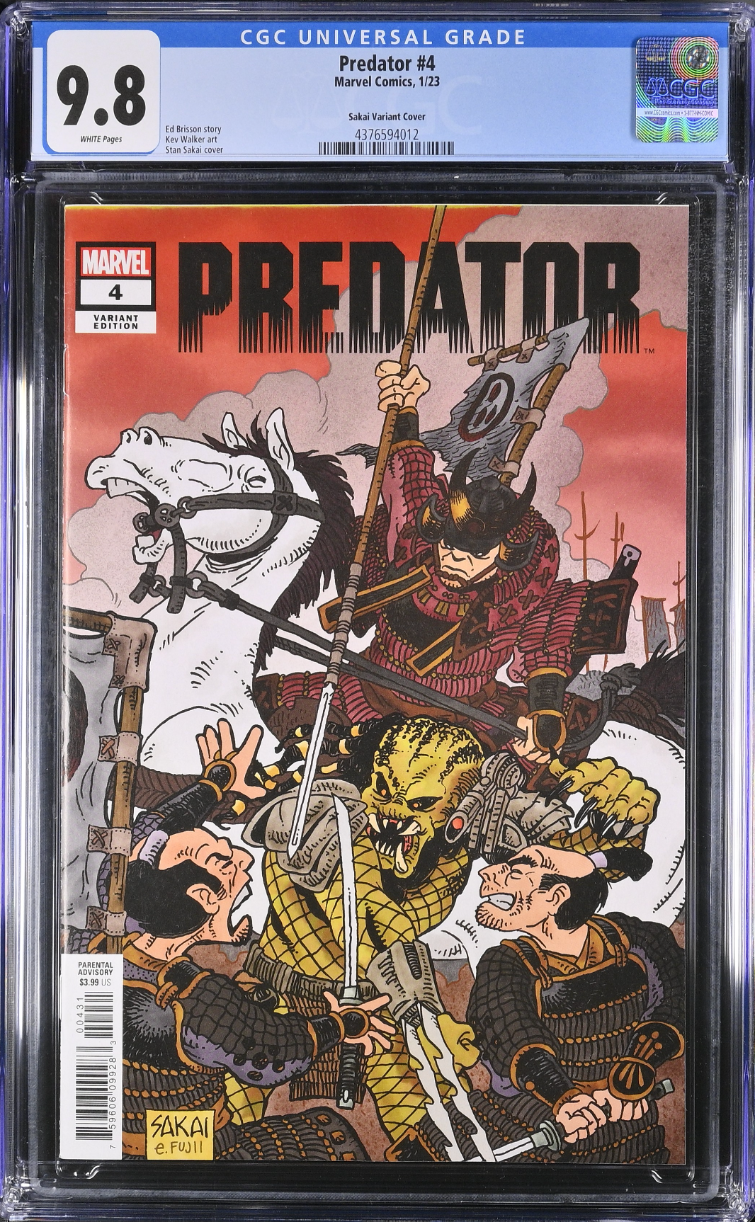 Predator #4 Sakai Variant CGC 9.8