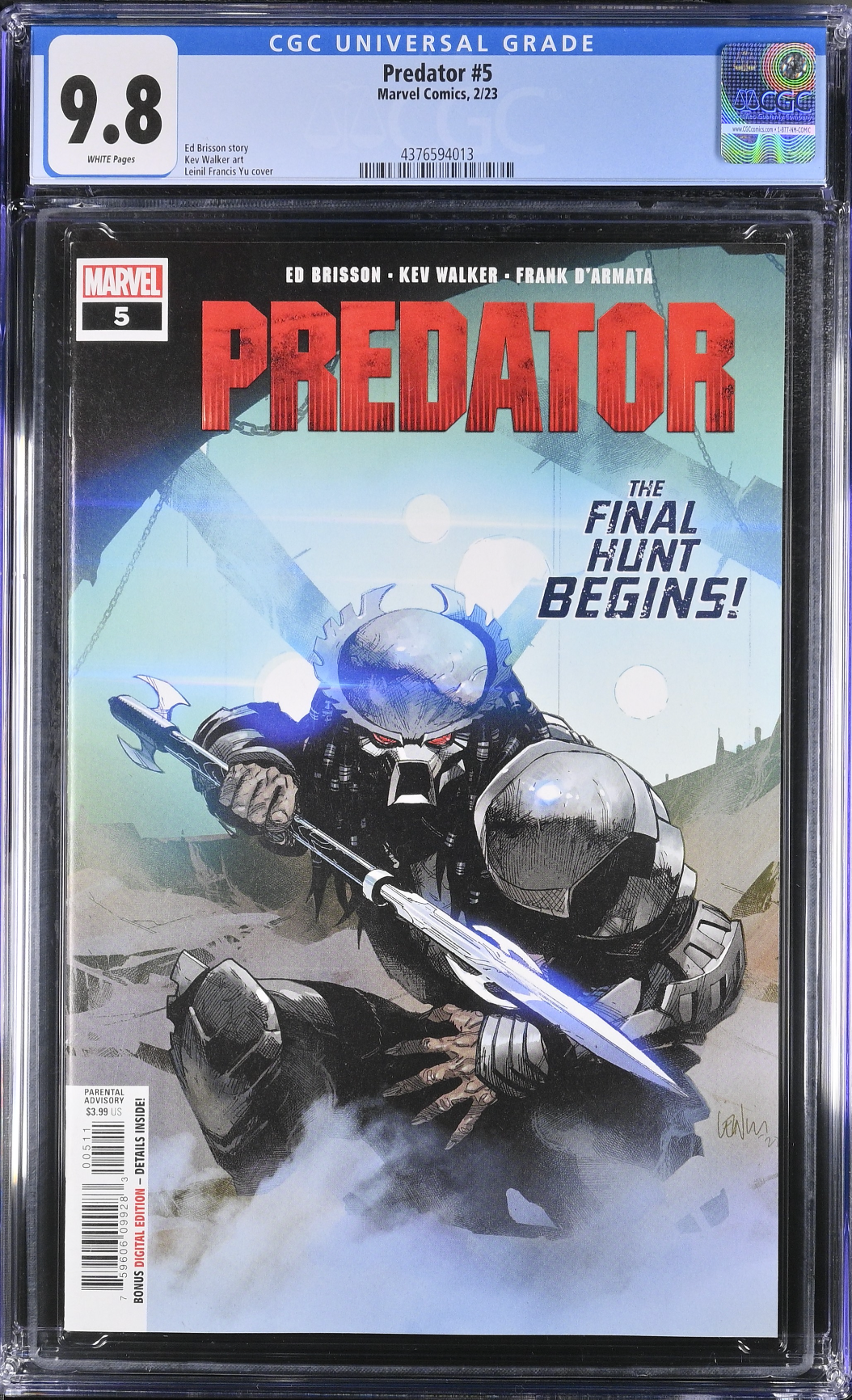 Predator #5 CGC 9.8