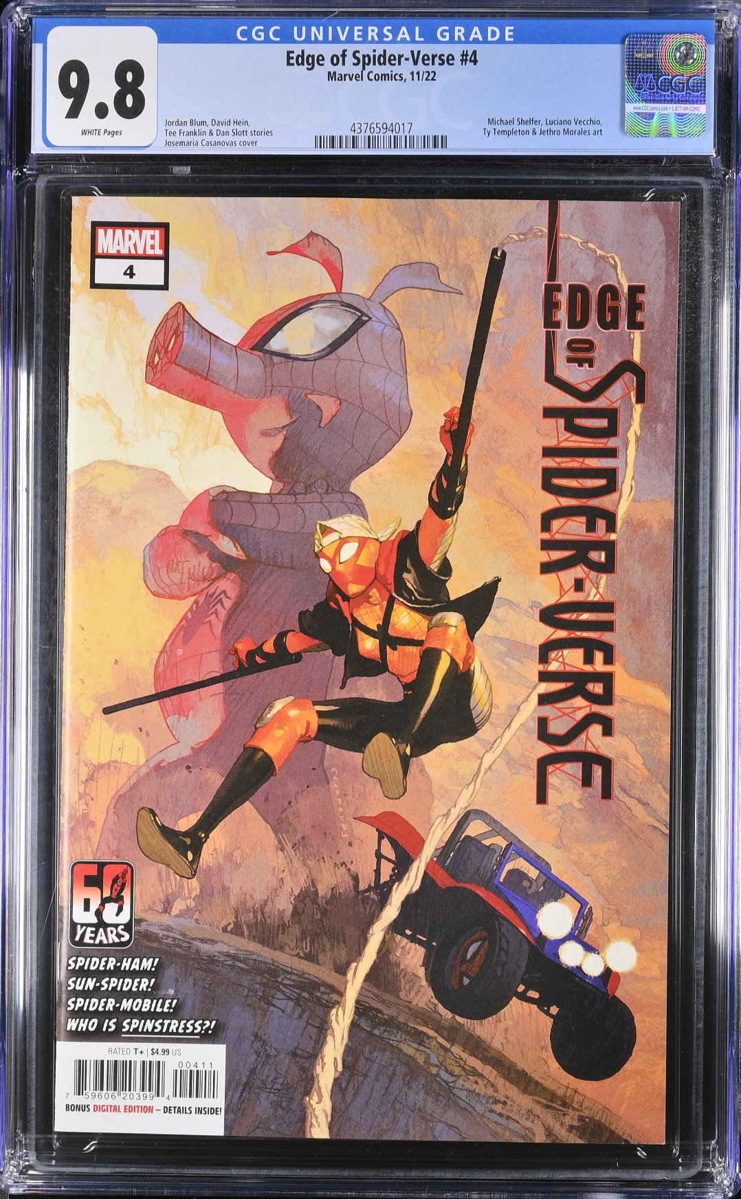 Edge of Spider-Verse #4 CGC 9.8