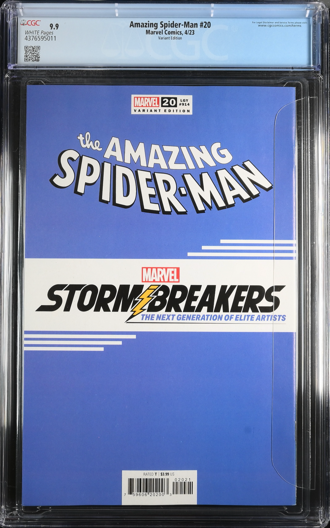 Amazing Spider-Man #20 Bazaldua Variant CGC 9.9