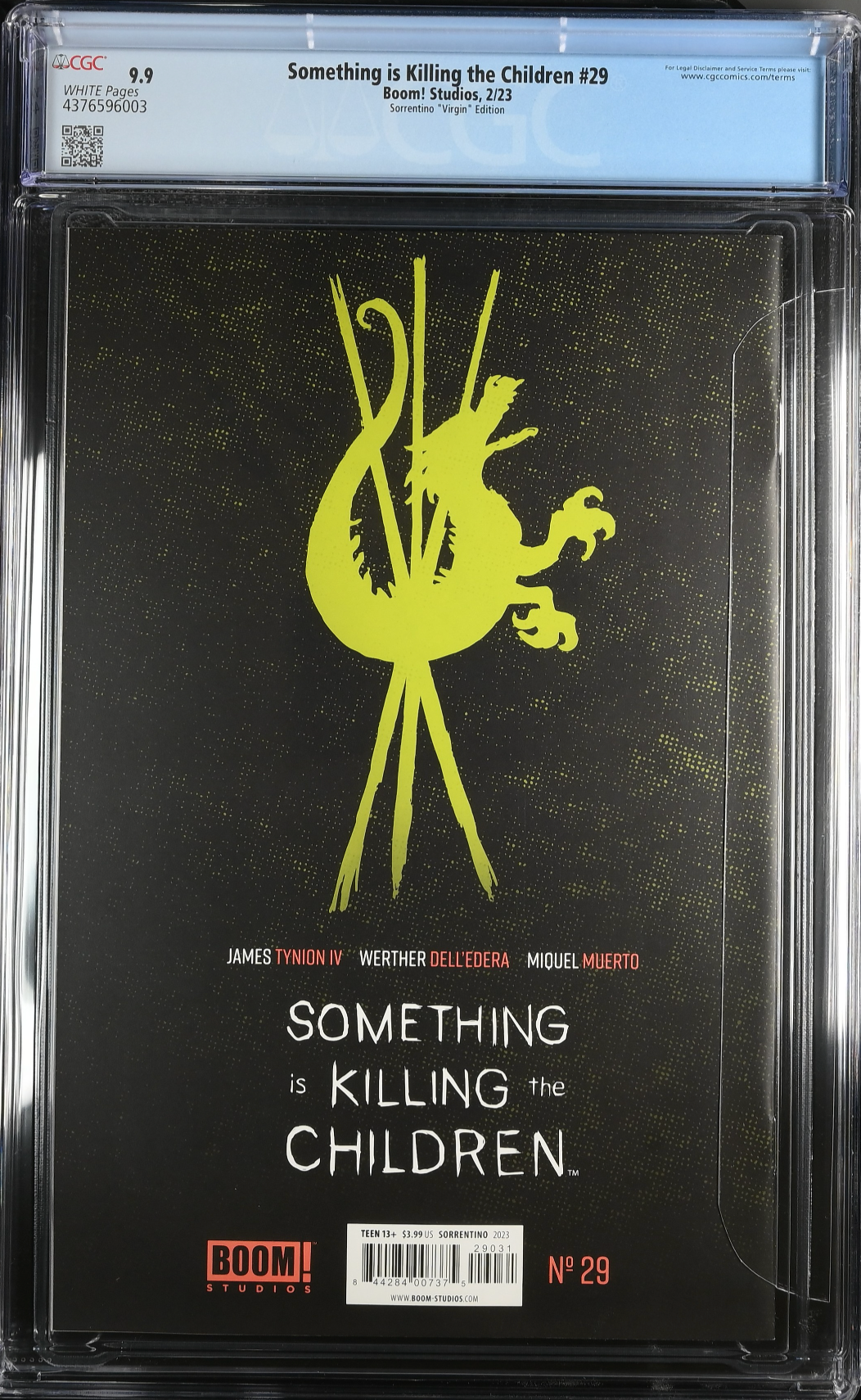 Something is Killing the Children #29 Sorrentino 1:25 Retailer Incentive Variant CGC 9.9