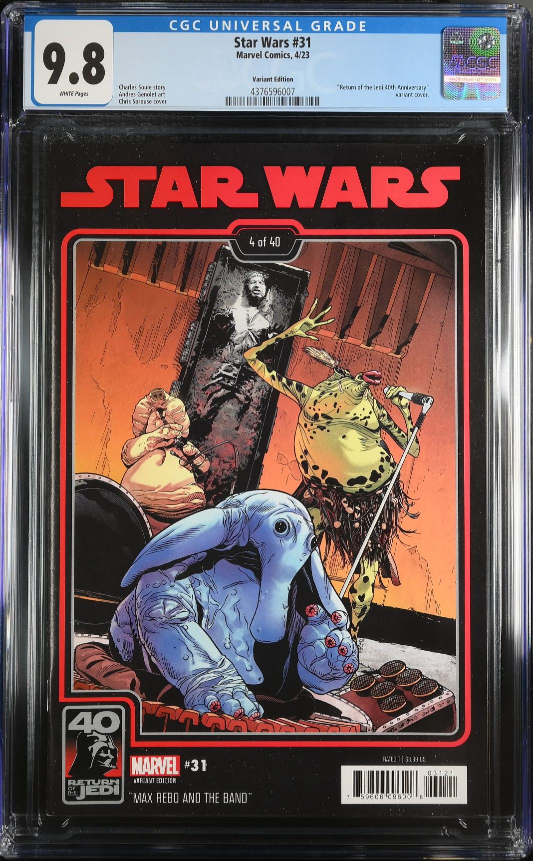 Star Wars #31 Sprouse Variant CGC 9.8