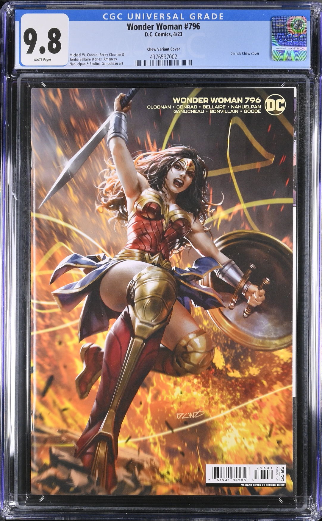 Wonder Woman #796 Chew Variant CGC 9.8