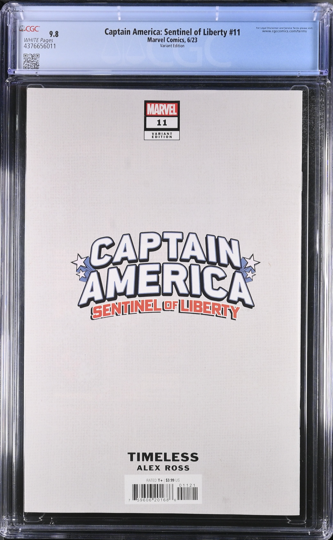 Captain America: Sentinel of Liberty #11 Alex Ross M.O.D.O.K. "Timeless" Variant CGC 9.8