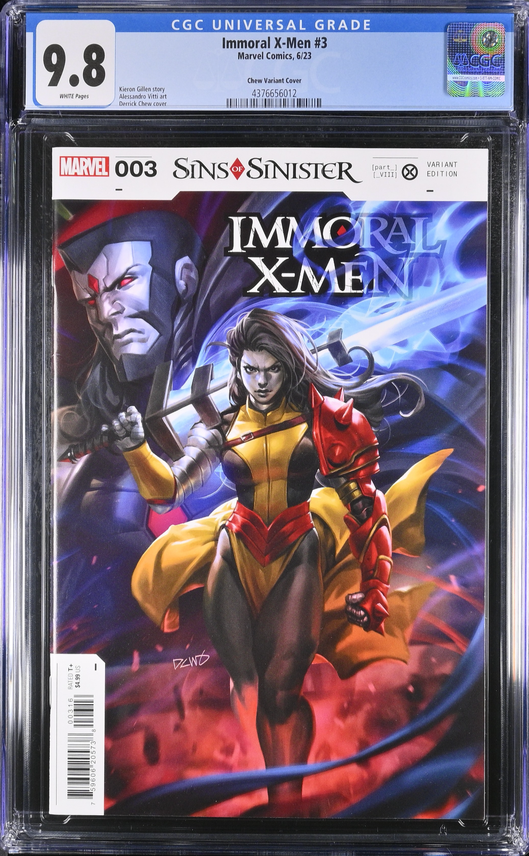 Immoral X-Men #3 Chew 1:25 Retailer Incentive Variant CGC 9.8