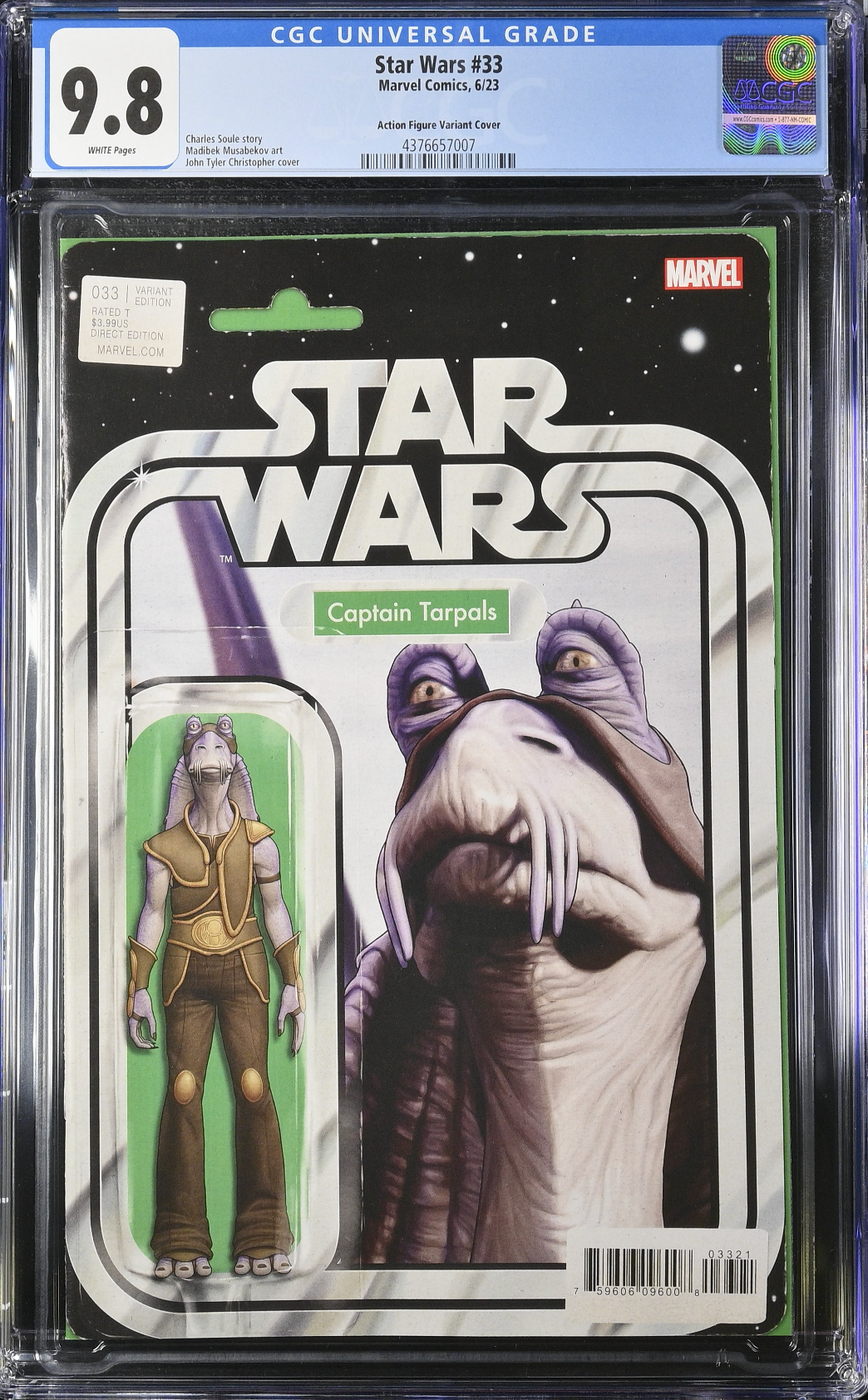 Star Wars #33 Action Figure Variant CGC 9.8