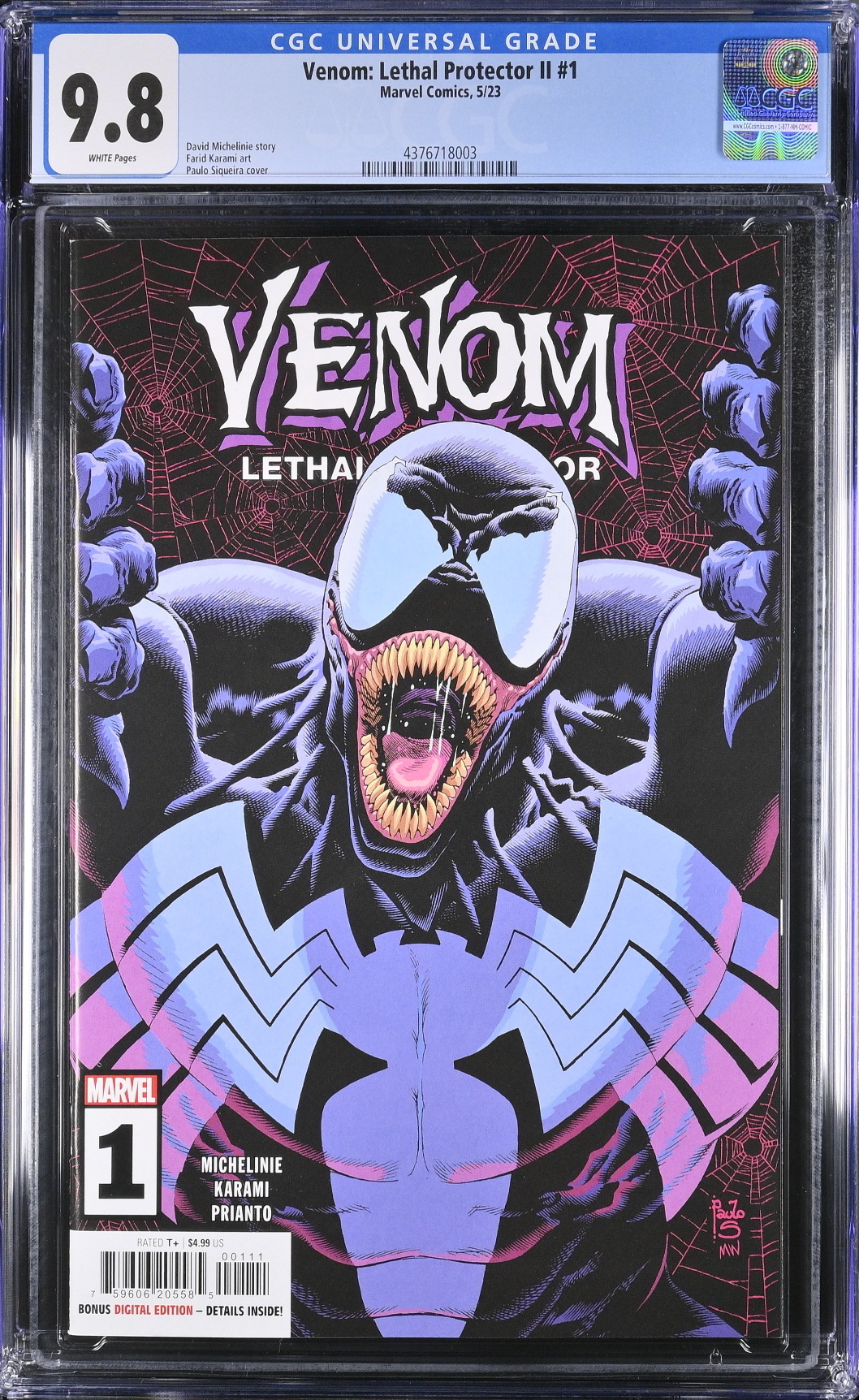 Venom: Lethal Protector II #1 CGC 9.8