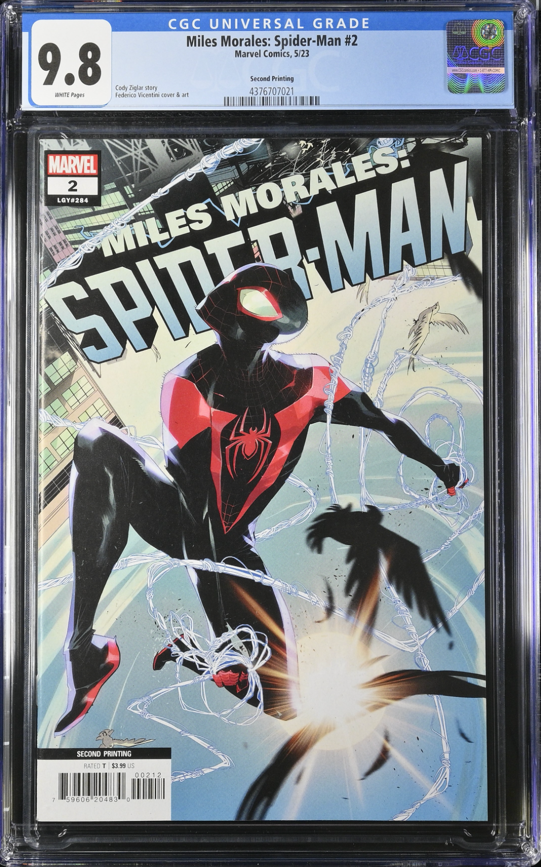 Miles Morales: Spider-Man #2 Second Printing CGC 9.8