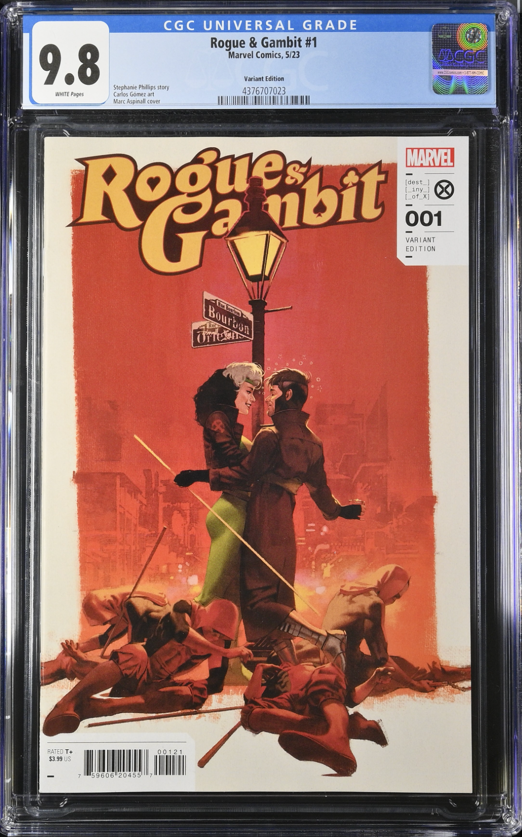 Rogue & Gambit #1 Aspinall Variant CGC 9.8