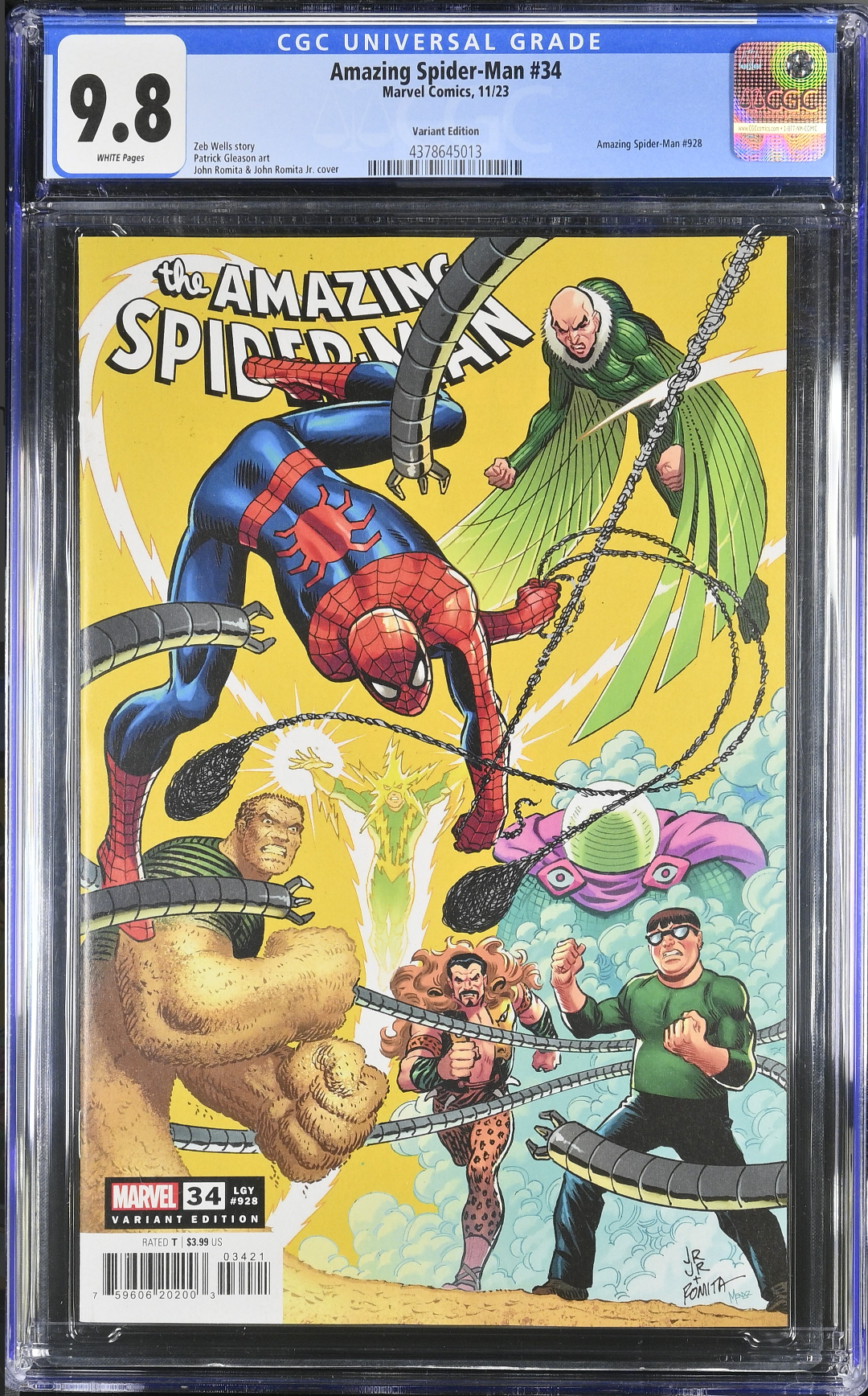 Amazing Spider-Man #34 Romita Variant CGC 9.8