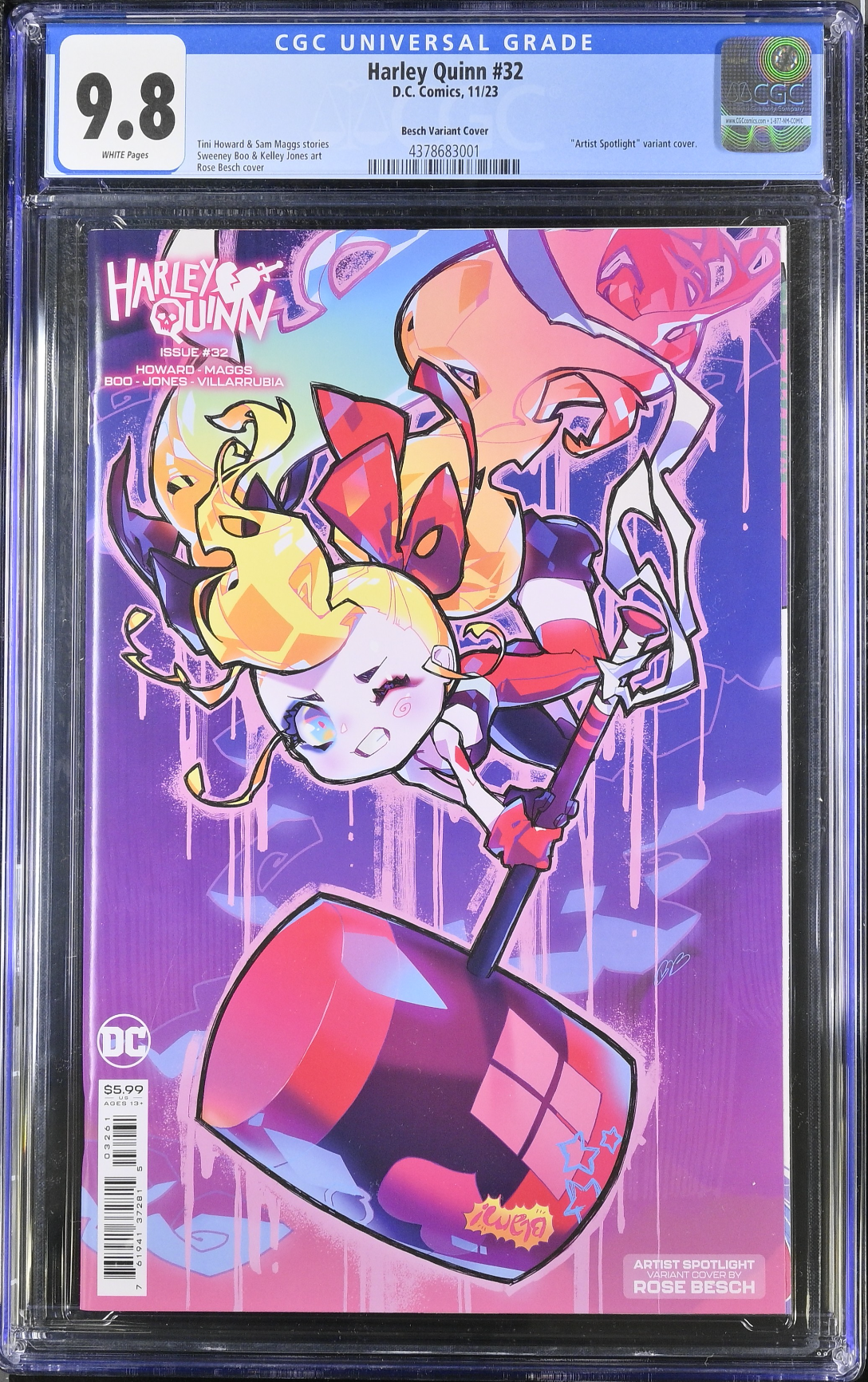 Harley Quinn #32 Besch Variant CGC 9.8