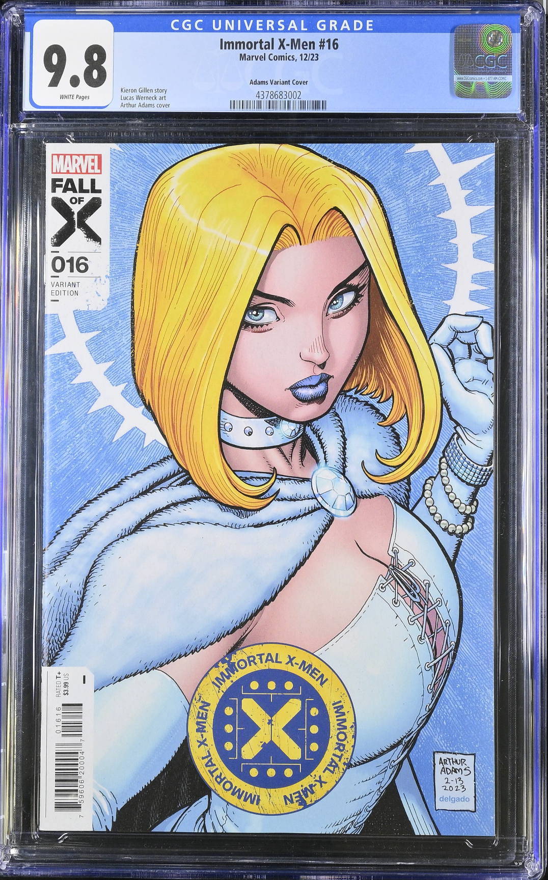 Immortal X-Men #16 Adams 1:25 Retailer Incentive Variant CGC 9.8