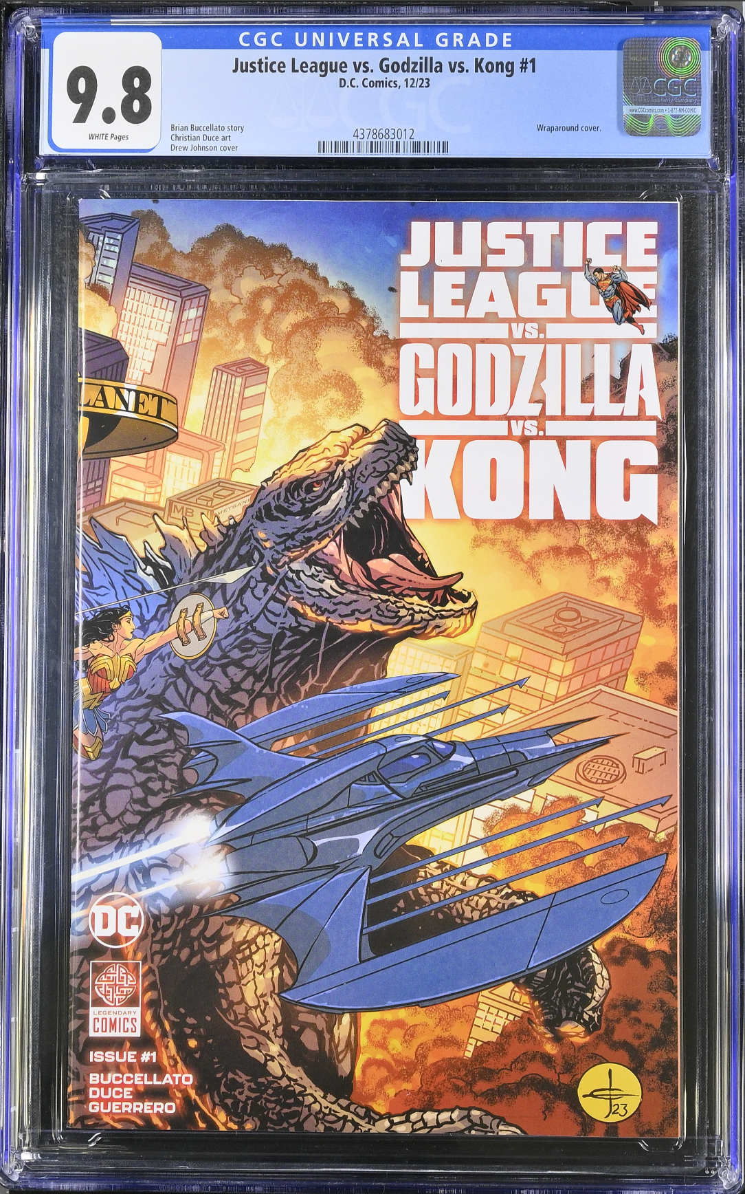 Justice League vs. Godzilla vs. Kong #1 CGC 9.8