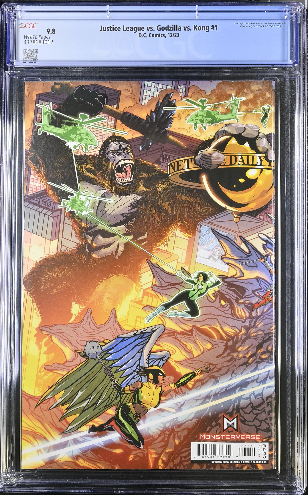 Justice League vs. Godzilla vs. Kong #1 CGC 9.8