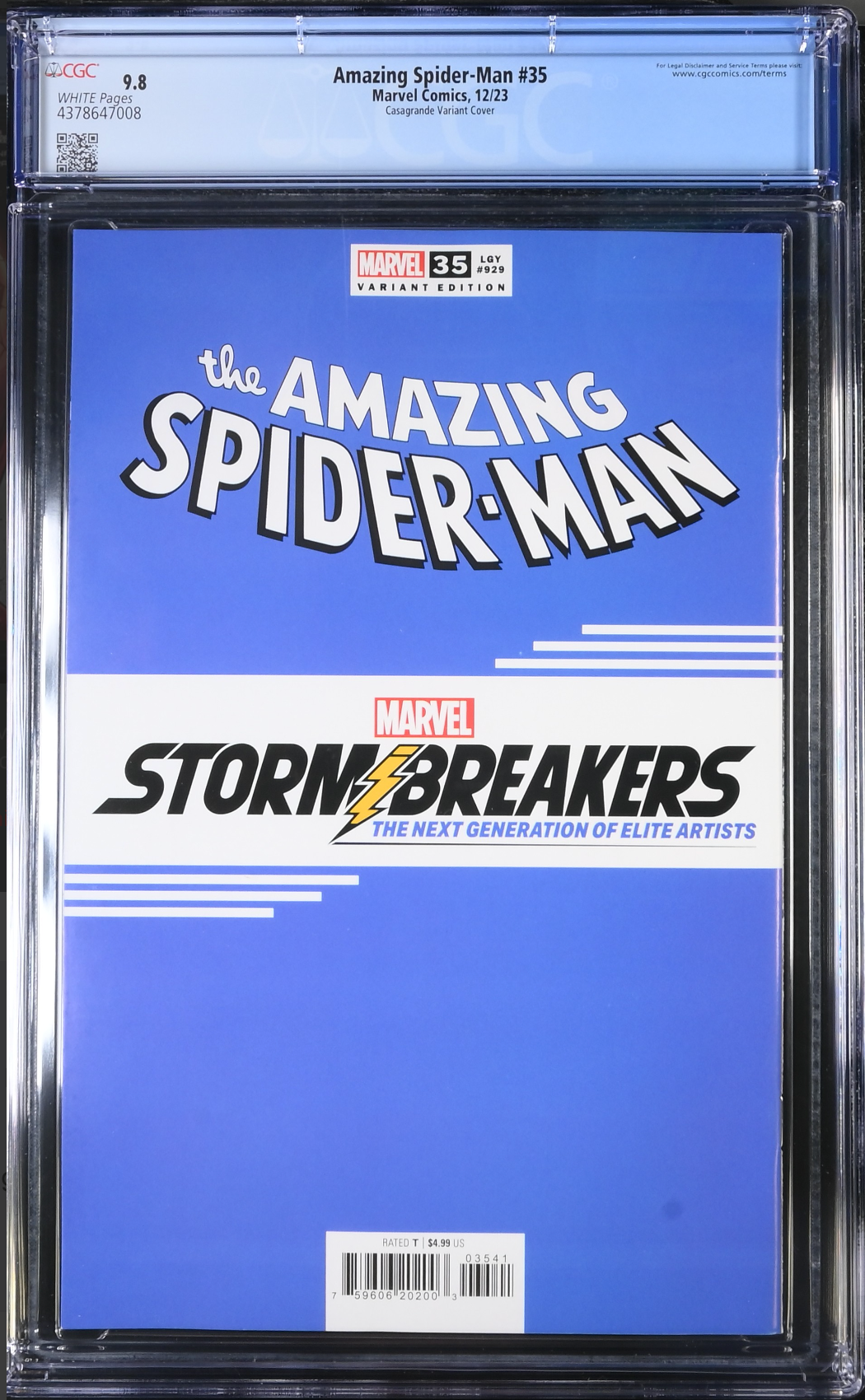 Amazing Spider-Man #35 Casagrande Variant CGC 9.8