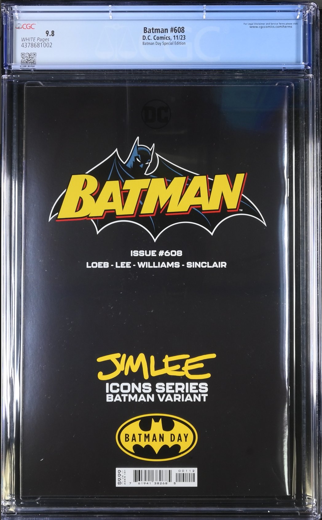 Batman #608 Batman Day 2023 Foil Variant Special Edition CGC 9.8