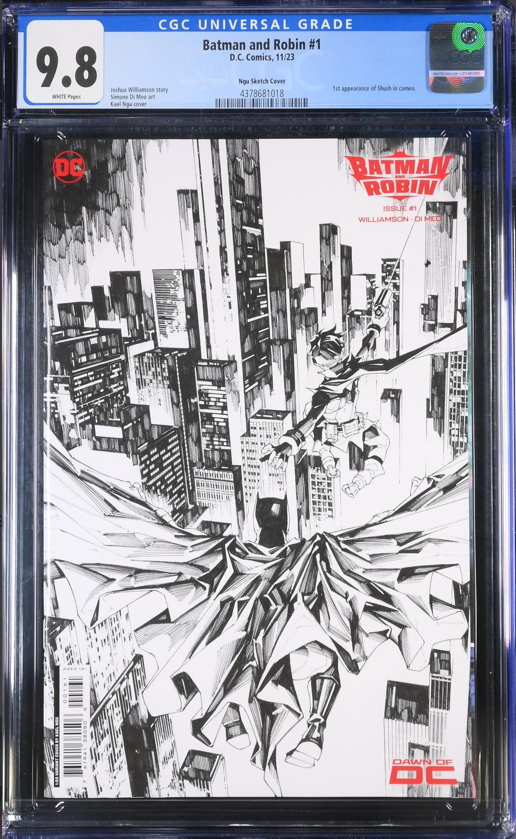 Batman and Robin #1 Ngu 1:50 Retailer Incentive Variant CGC 9.8