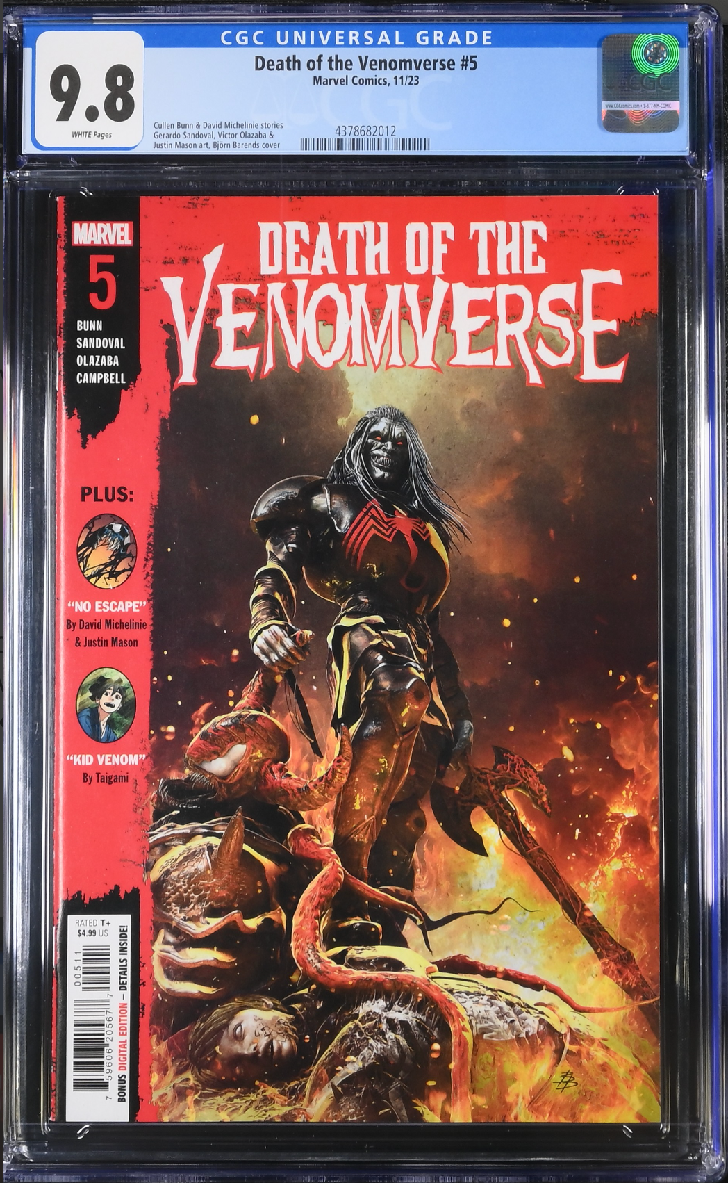 Death of the Venomverse #5 CGC 9.8