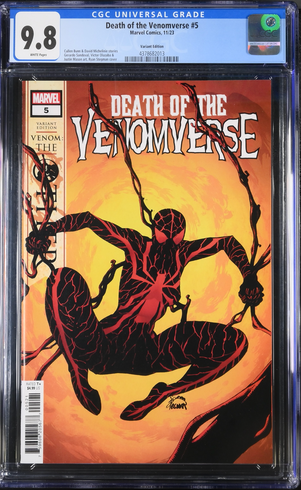 Death of the Venomverse #5 Stegman Variant CGC 9.8