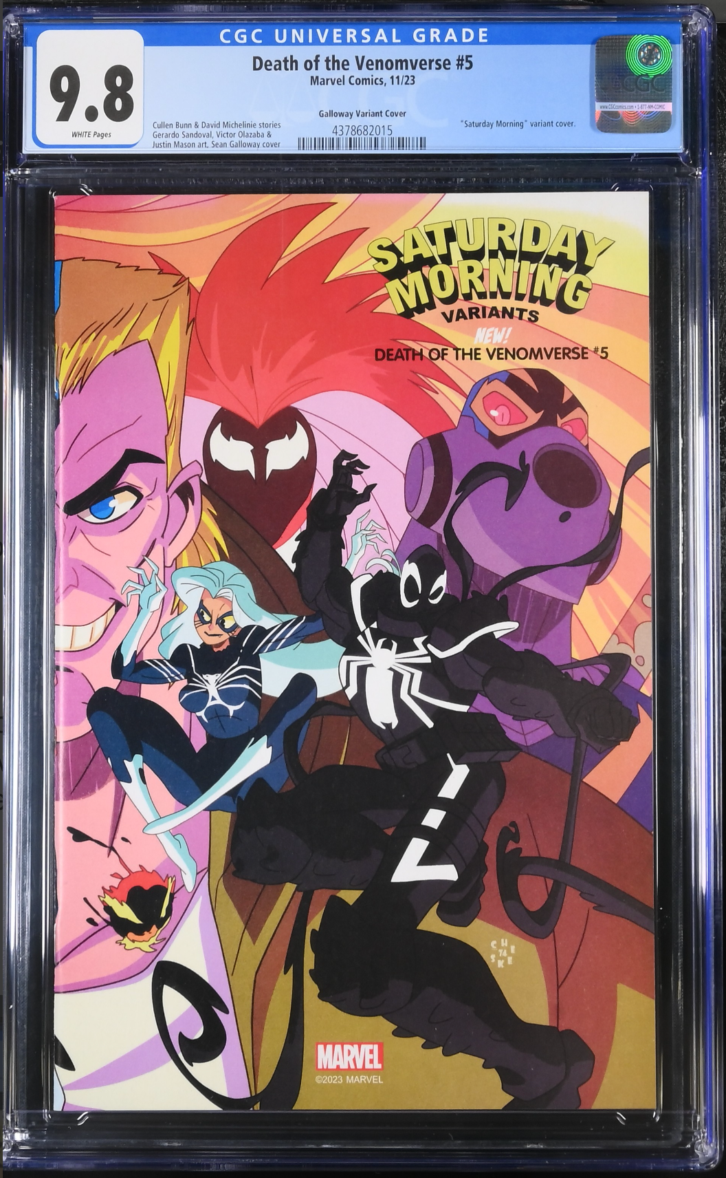 Death of the Venomverse #5 Galloway Variant CGC 9.8