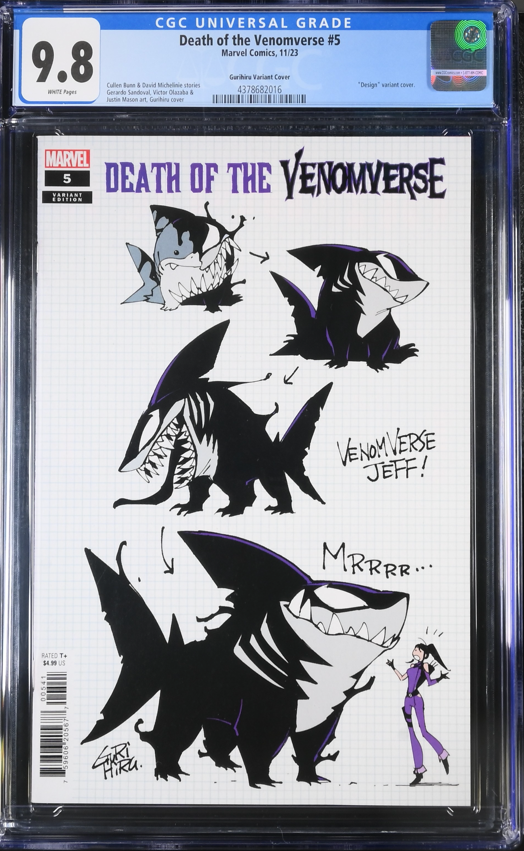 Death of the Venomverse #5 Gurihiru Design Variant CGC 9.8