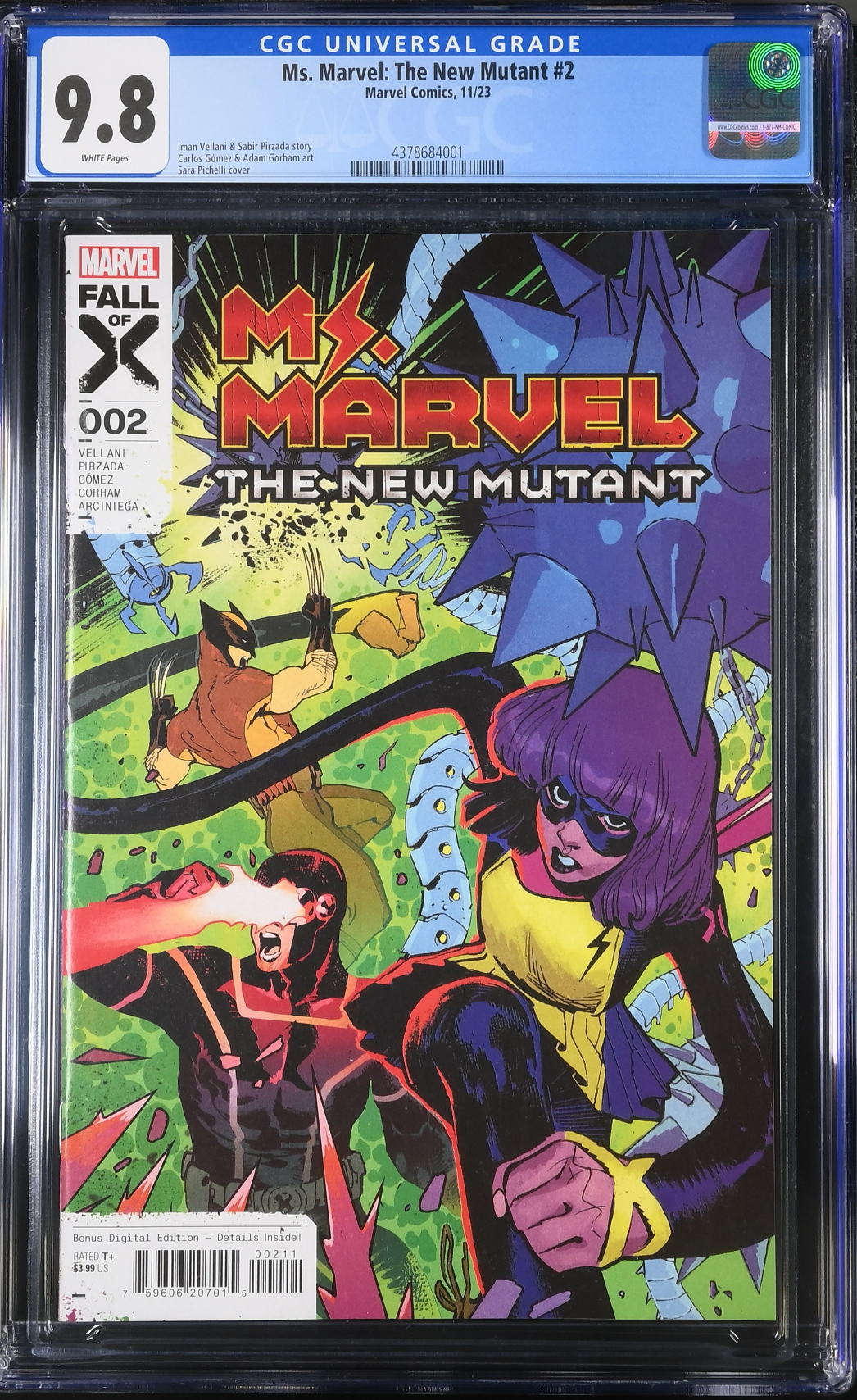 Ms. Marvel: The New Mutant #2 CGC 9.8