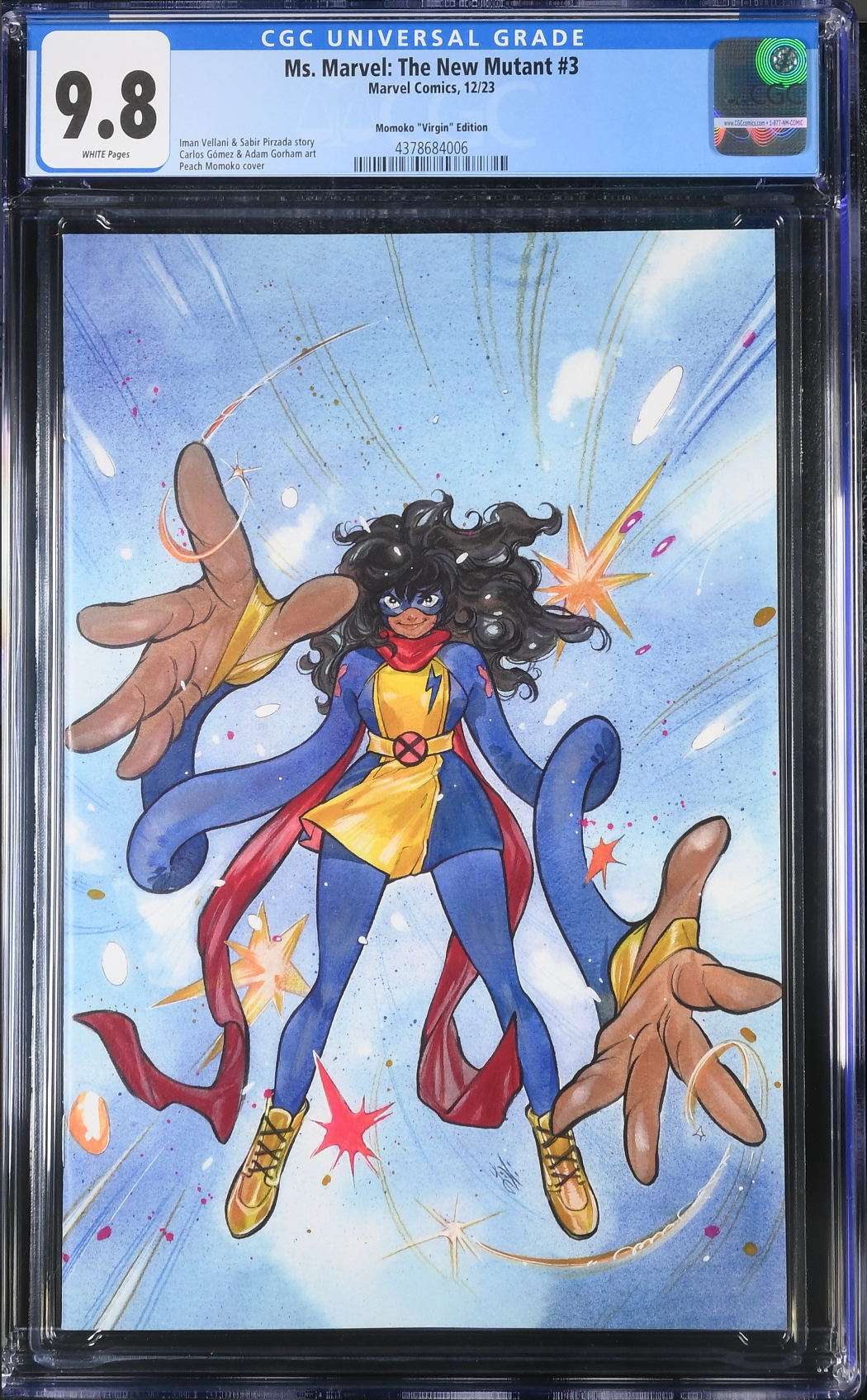 Ms. Marvel: The New Mutant #3 Momoko 1:100 Virgin Retailer Incentive Variant CGC 9.8