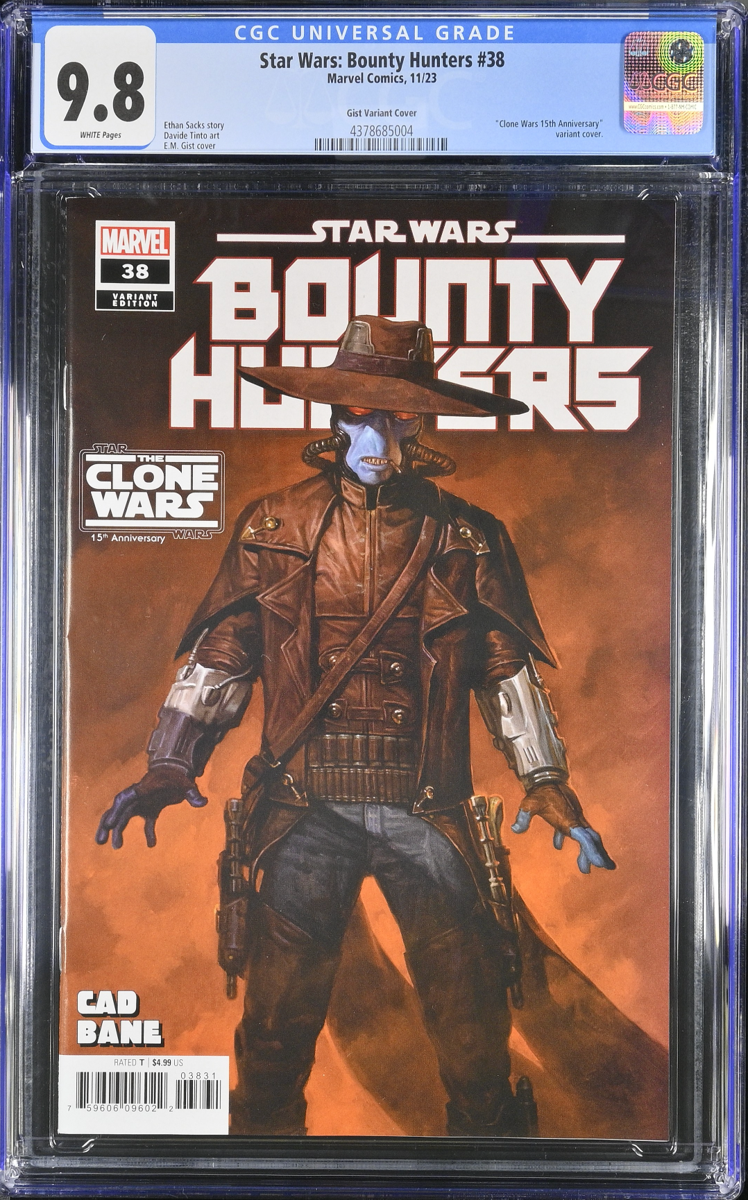 Star Wars: Bounty Hunters #38 Gist Variant CGC 9.8