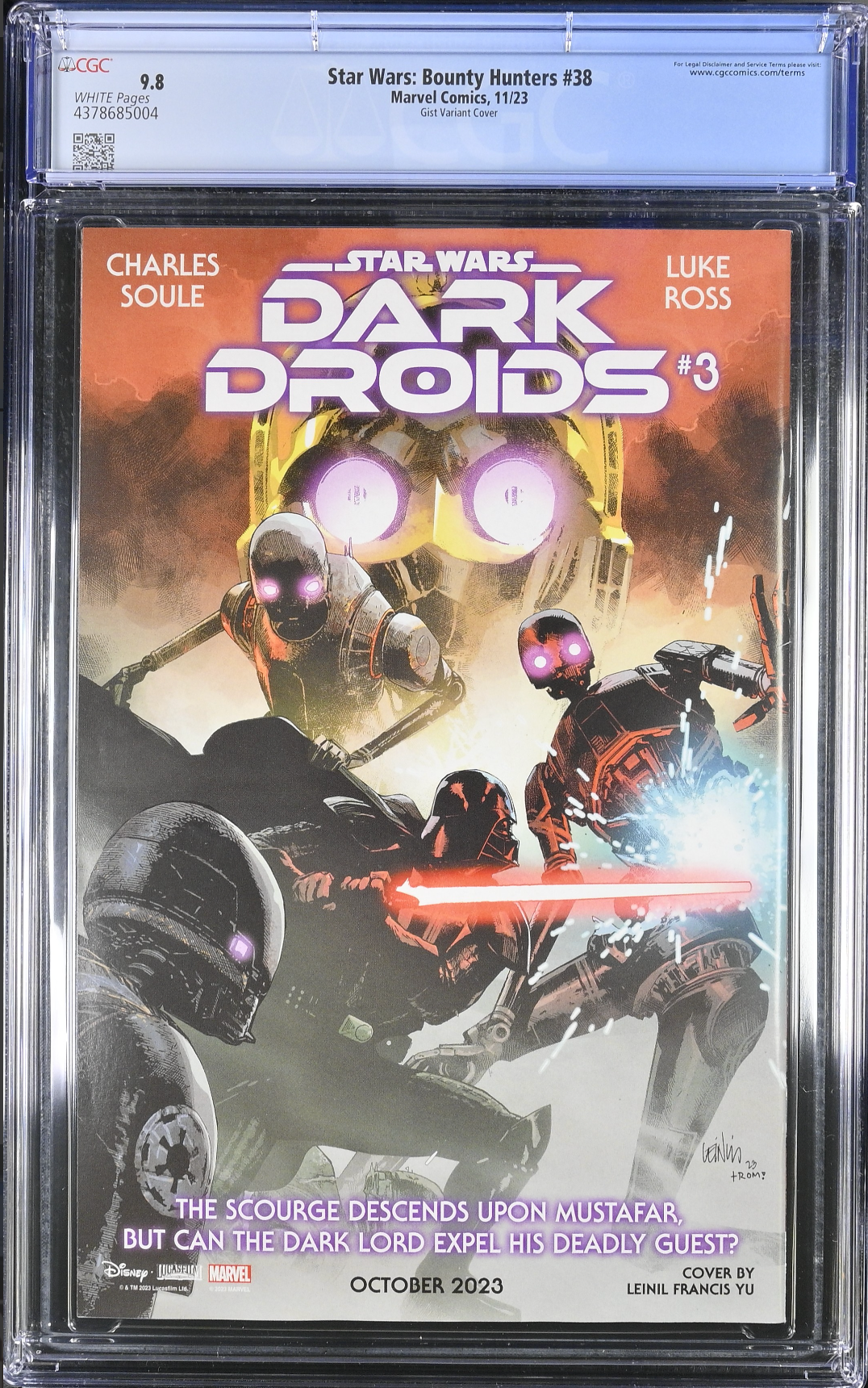 Star Wars: Bounty Hunters #38 Gist Variant CGC 9.8