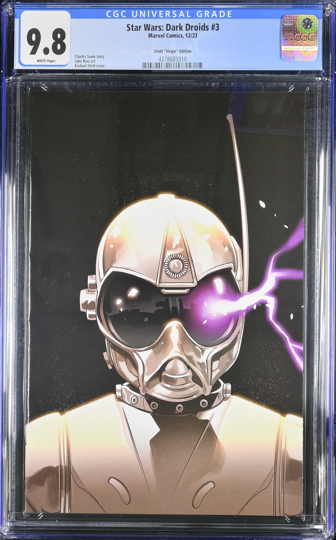 Star Wars: Dark Droids #3 Stott Scourged 1:100 Virgin Retailer Incentive Variant CGC 9.8