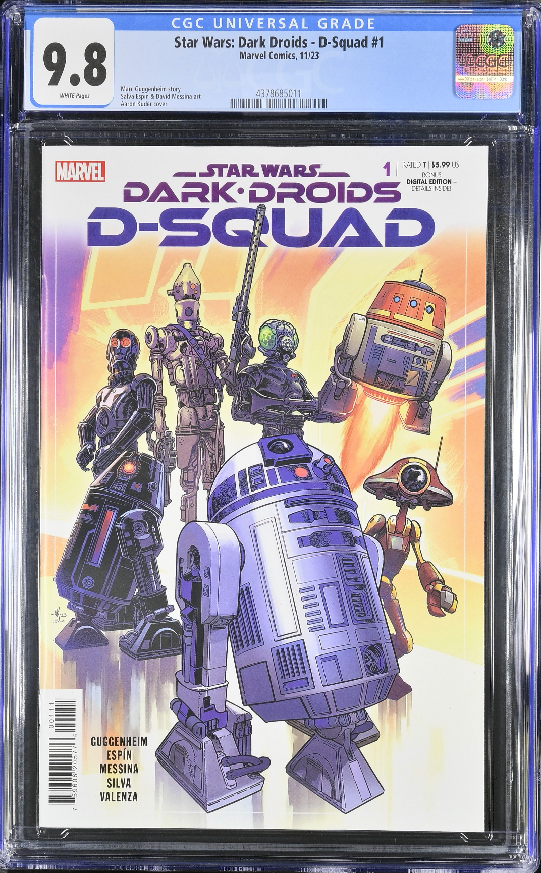 Star Wars: Dark Droids - D-Squad #1 CGC 9.8