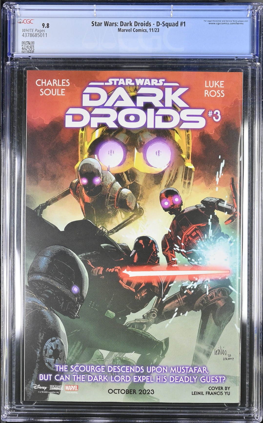 Star Wars: Dark Droids - D-Squad #1 CGC 9.8